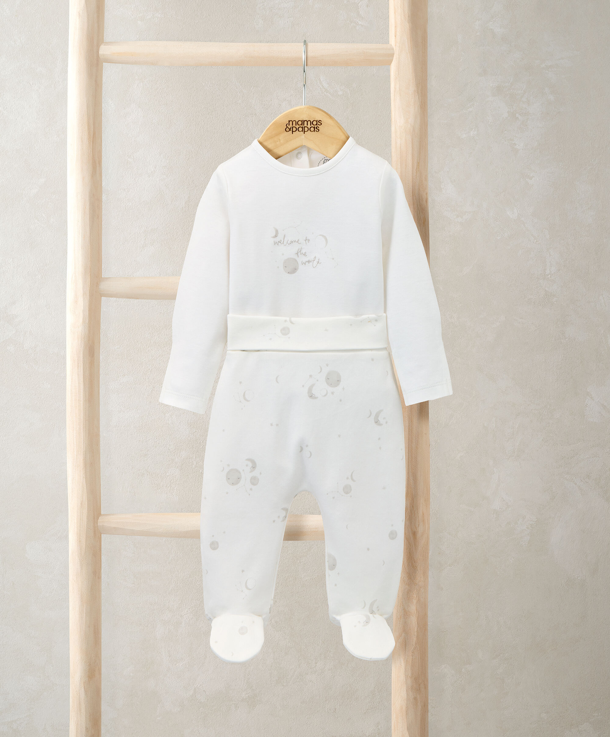 Celestial Bodysuit with Leggings Set & Bunny Beanie Gift - 2 Piece Set image number 2